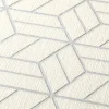 Vliestapete Grafik Würfel weiß silber Glitzer 36920-3