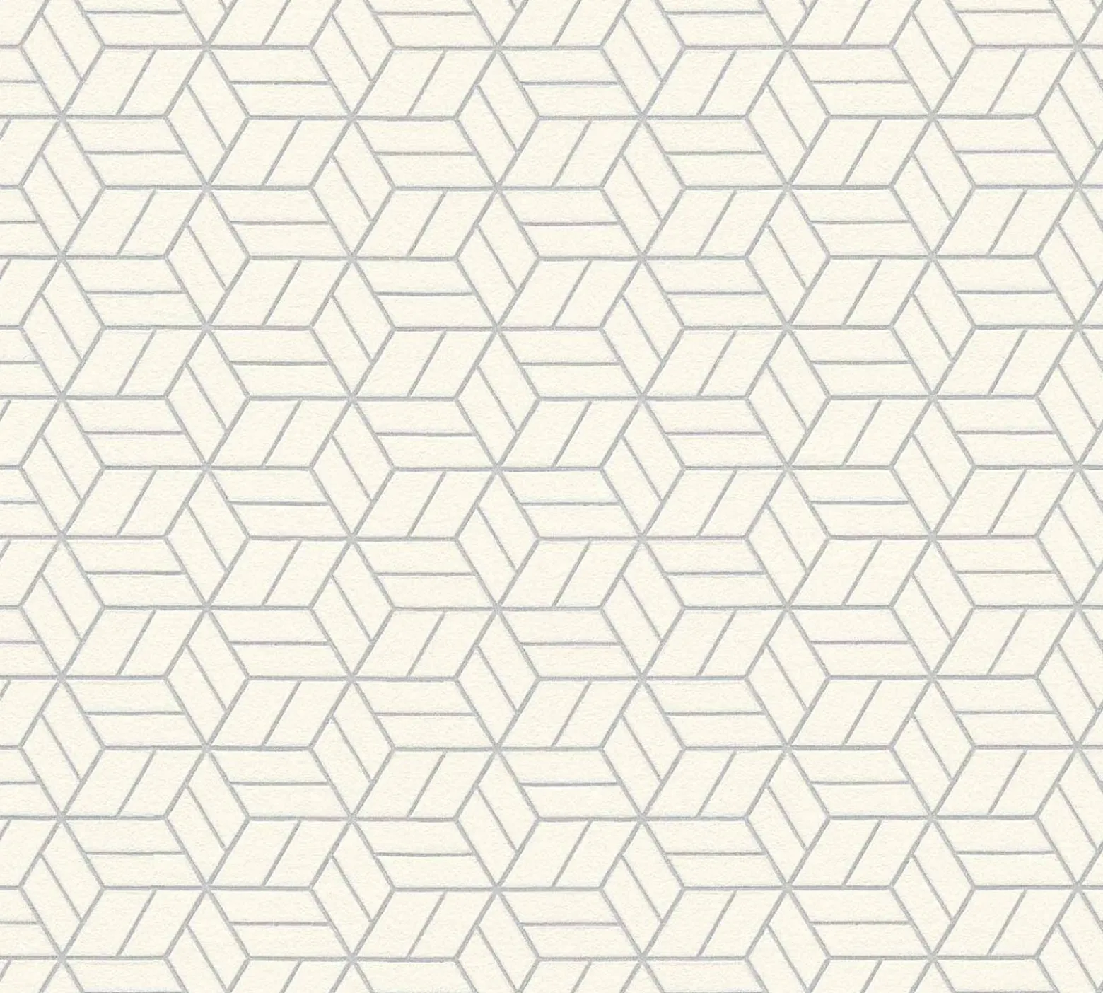 Vliestapete Grafik Würfel weiß silber Glitzer 36920-3