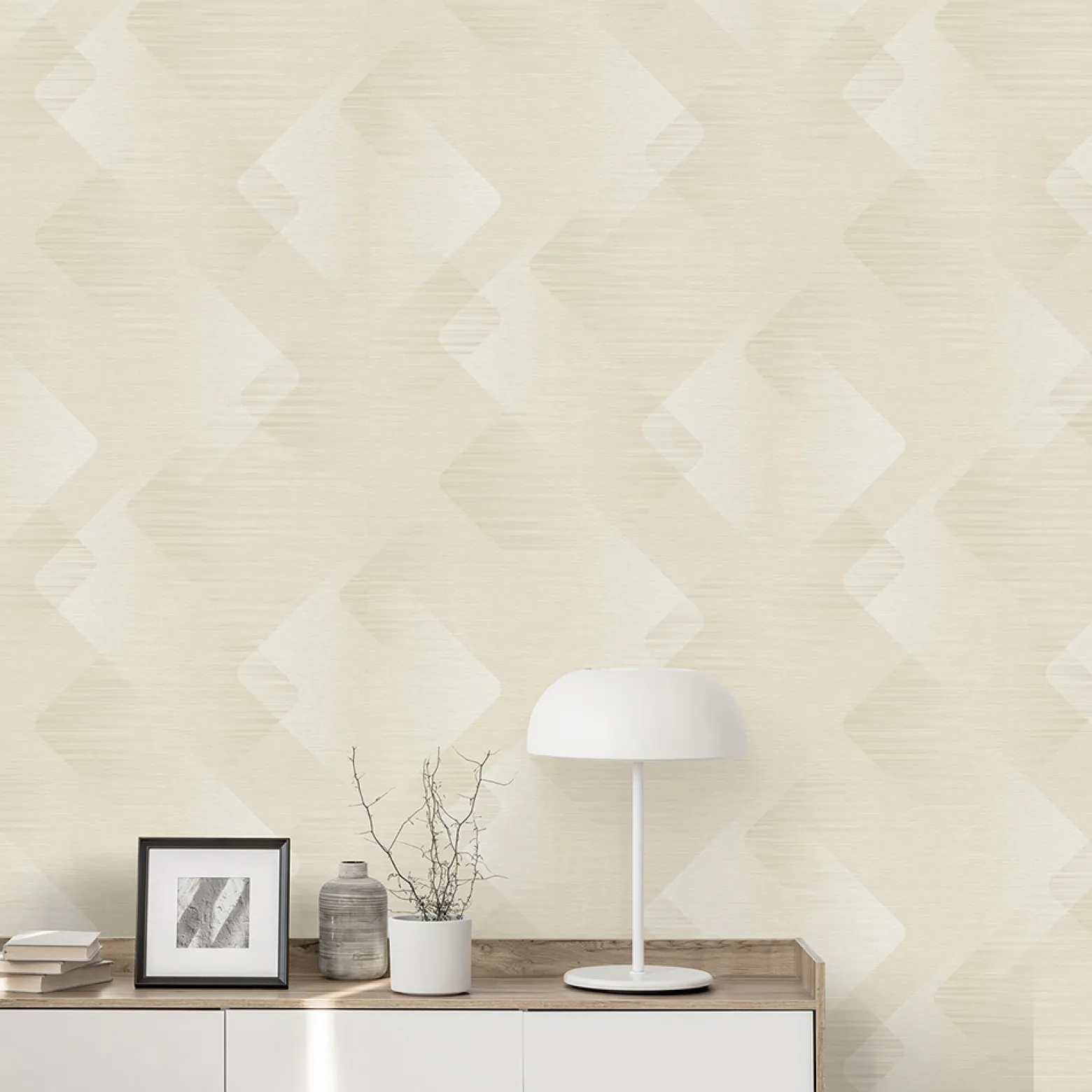 Vliestapete Grafisch Abstrakt Creme Beige Glitzer 10479-02