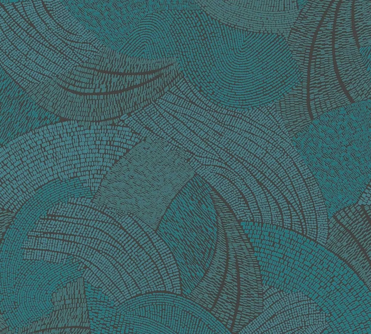 Vliestapete Grafisch Abstrakt Blau Grün Schwarz 39935-3