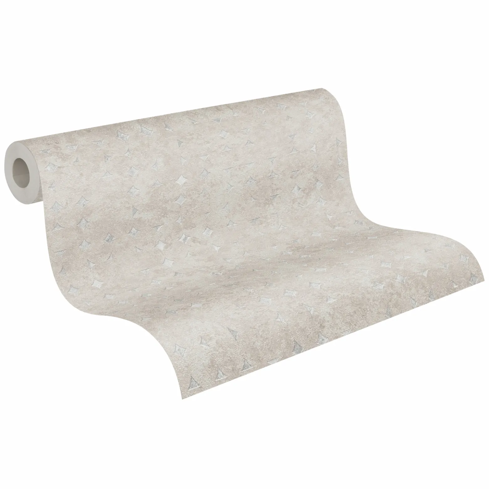 Vliestapete Grafisch Beige Silber Metallic 39656-3