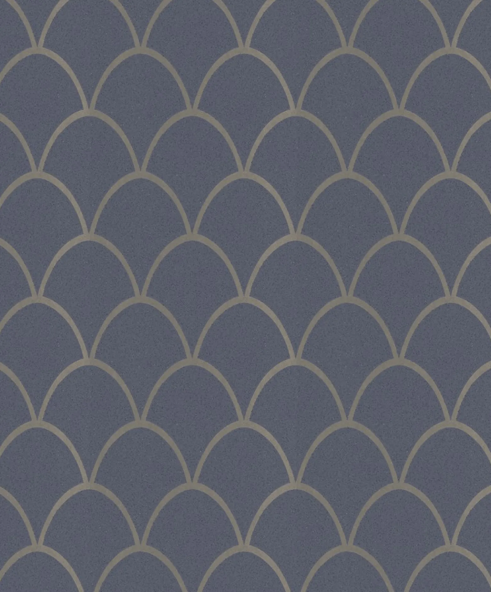 Vliestapete Grafisch Bögen Glitzer blau gold 32723