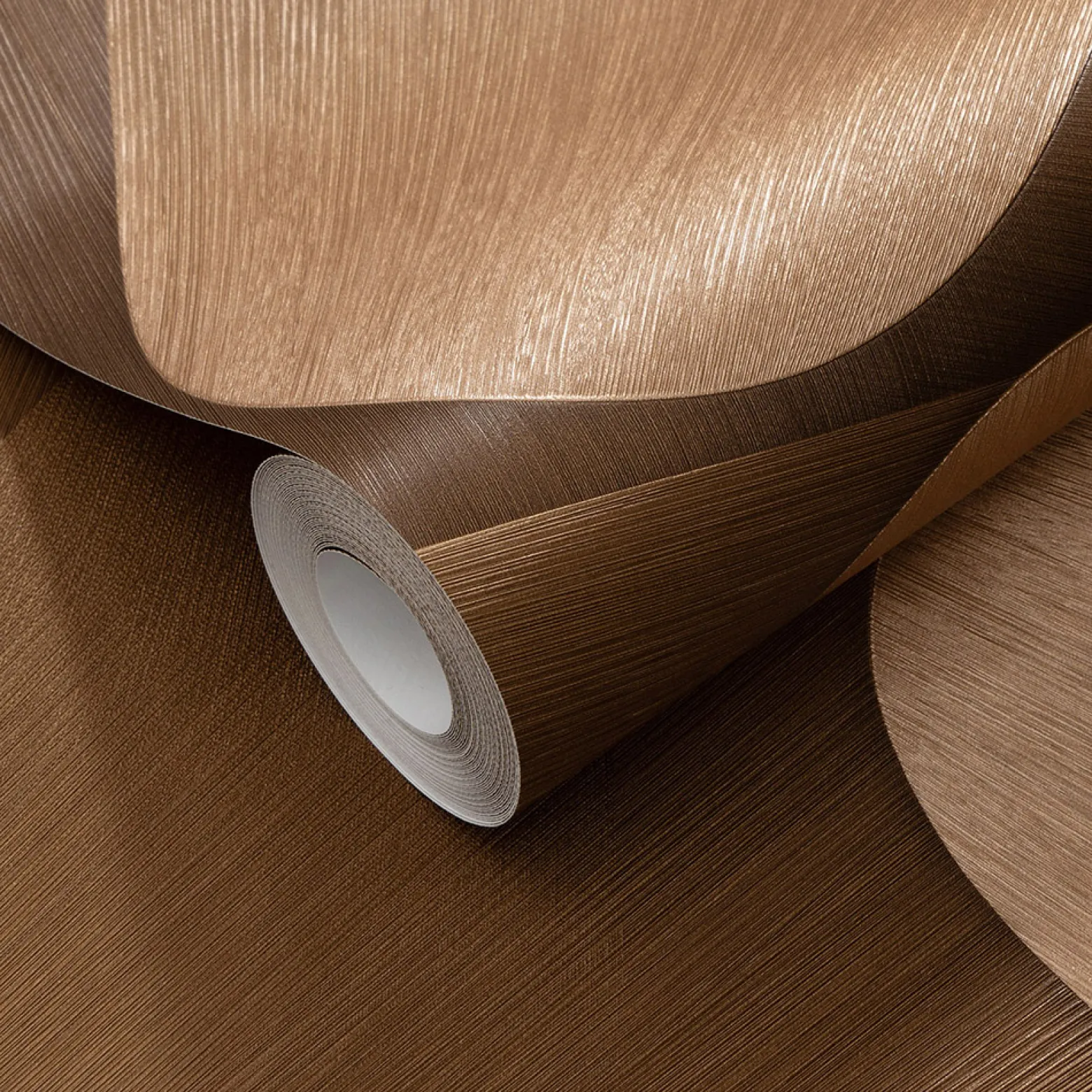 Vliestapete Grafisch 3D-Effekt Kupfer Metallic 10423-48