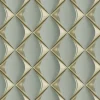 Vliestapete Grafisch 3D grau-grün gold 38691-3