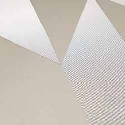 Vliestapete Grafisch 3D-Optik Creme Silber Metallic 79086-3