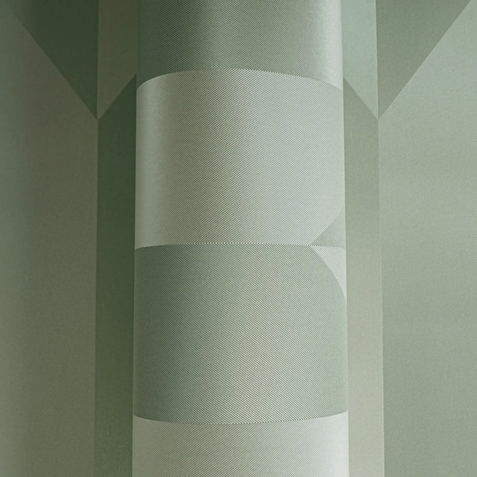 Vliestapete Grafisch 3D-Optik Grün Metallic 79086-4