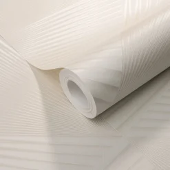 Vliestapete Grafisch 3D-Optik Creme Metallic 10404-14