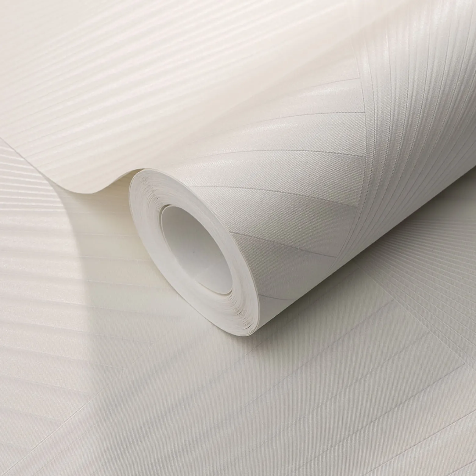 Vliestapete Grafisch 3D-Optik Weiß Creme Metallic 10404-01