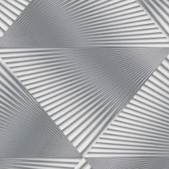 Vliestapete Grafisch 3D-Optik Grau Silber Metallic 10404-10