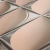Vliestapete Grafisch 3D rosa silber grau 38691-4