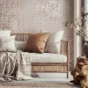 Vliestapete Grafisch Shabby Beige Silber Metallic 35120