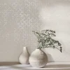 Vliestapete Grafisch Shabby Beige Perlmutt Glanz 35122