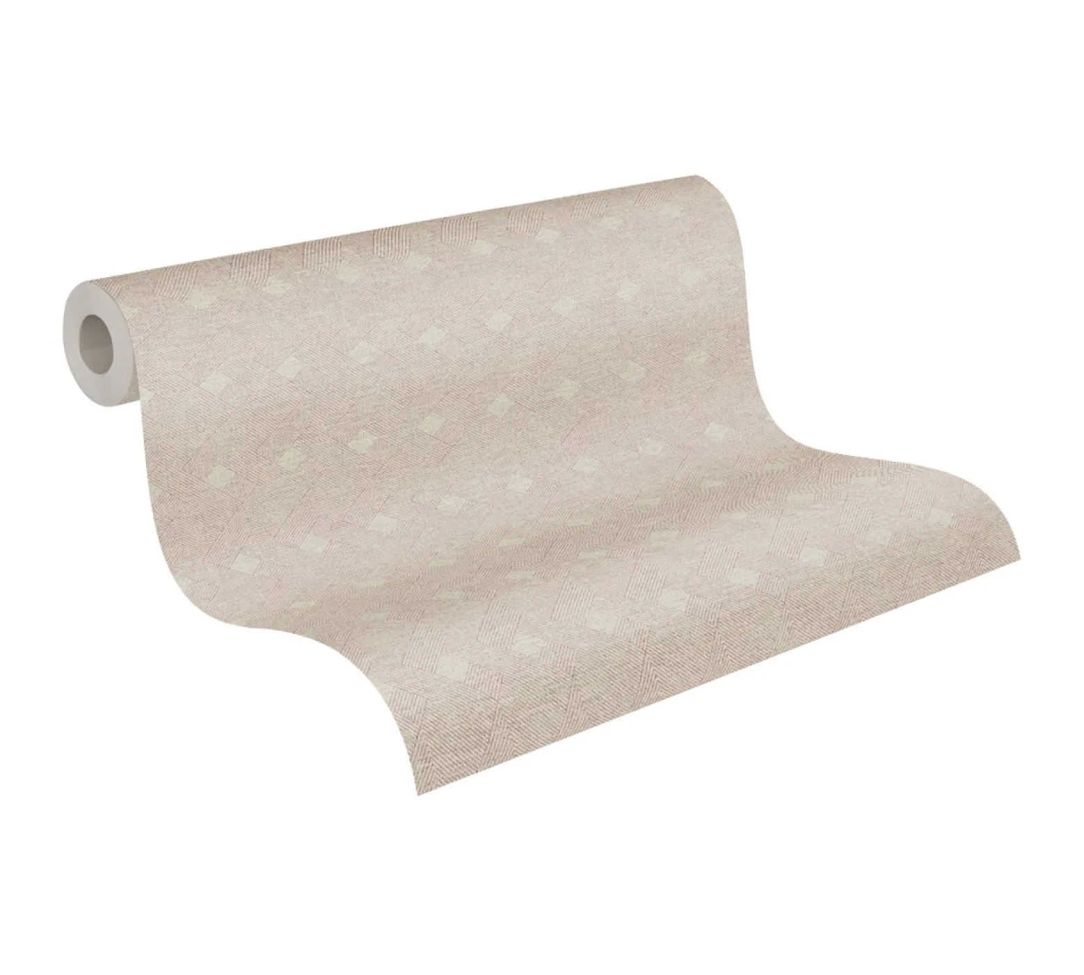 Vliestapete Grafisch Striche beige rot 38029-2