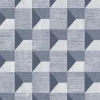 Vliestapete Grandeco Blau Muster Grafik A48703 Phoenix