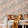 Vliestapete Grandeco geometrisch Muster beige JF3101