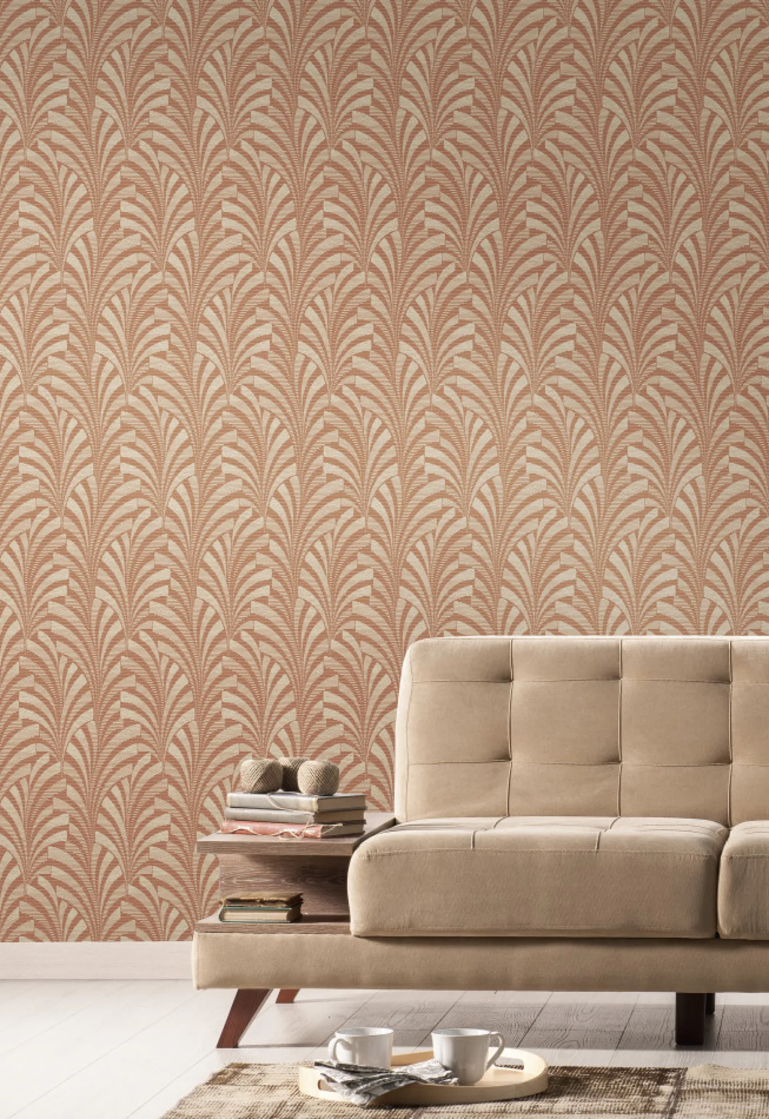 Vliestapete Grandeco Orange Abstrakt A53301 Phoenix
