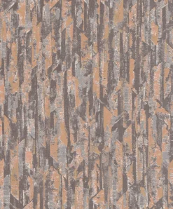 Vliestapete Grandeco Taupe Grafik A53602 Phoenix
