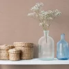 Vliestapete Grandeco Uni Metallic Effekt rosa JF1213