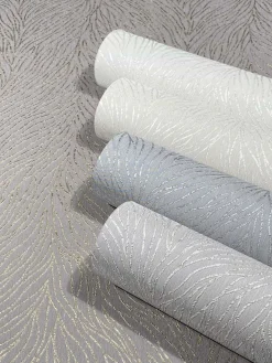Vliestapete Grau Gold Struktur Linien Marburg 58429