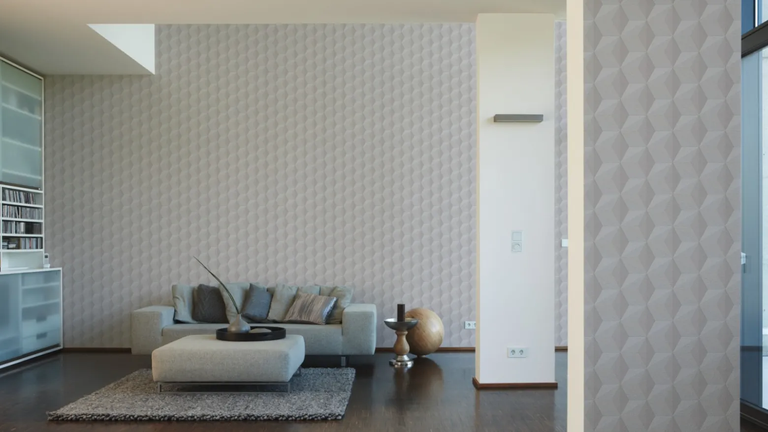 Vliestapete grau Grafisch livingwalls 96255-1