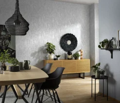 Vliestapete Grau Metallic Putz Optik 10273-31 Erismann