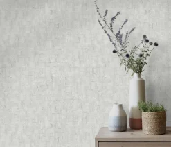 Vliestapete Grau Metallic Struktur 10260-31 Erismann