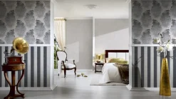 Vliestapete grau silber Natur livingwalls 96045-6