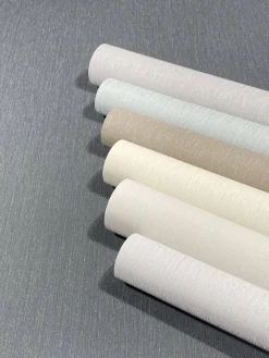 Vliestapete Grau Textil Optik Uni Marburg 32957