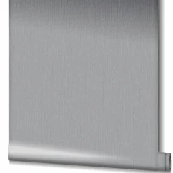 Vliestapete Grau Textil Optik Uni Marburg 32957