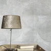 Vliestapete Halbkreis Metallic weiß-grau 32824