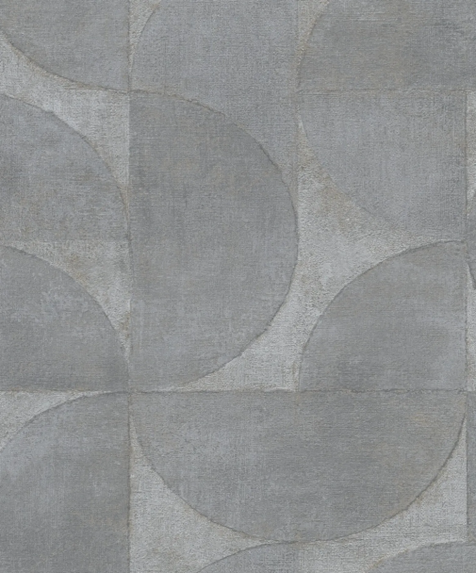 Vliestapete Halbkreis Patina Metallic grau gold 32820