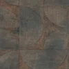 Vliestapete Halbkreis Patina Metallic braun kupfer 32822