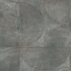 Vliestapete Halbkreis Patina Metallic grau kupfer 32823