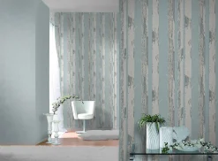 Vliestapete hellblau Uni Amelie Rasch 573350
