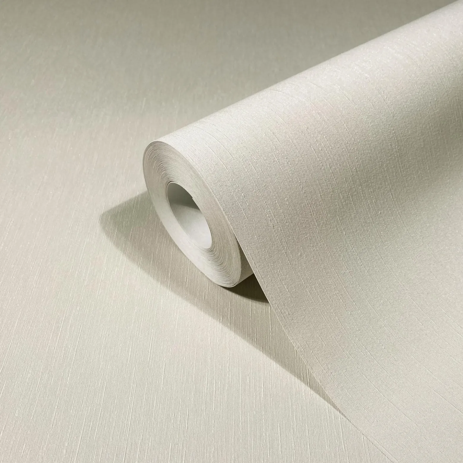 Vliestapete Hellgrau Beige Textil Optik Uni Marburg 32953