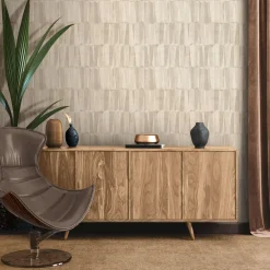 Vliestapete Holz Optik Beige Nara 38743-1 AS Creation