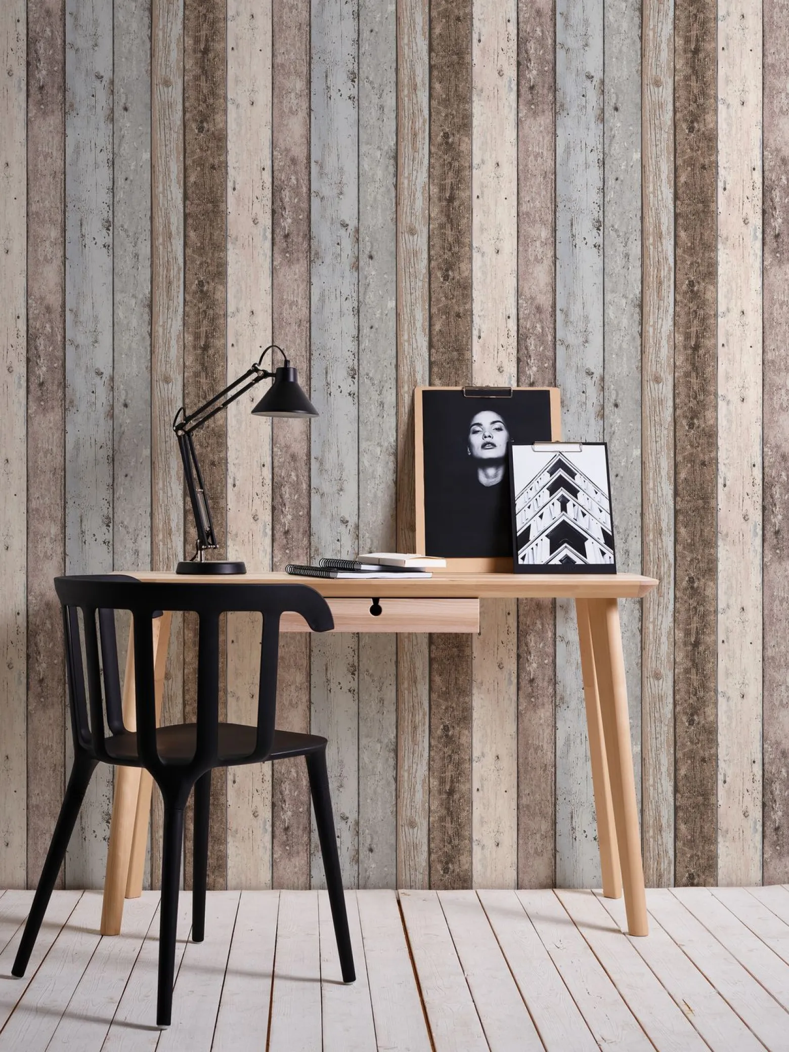 Vliestapete Holz-Optik beige grau AS Creation 8550-39