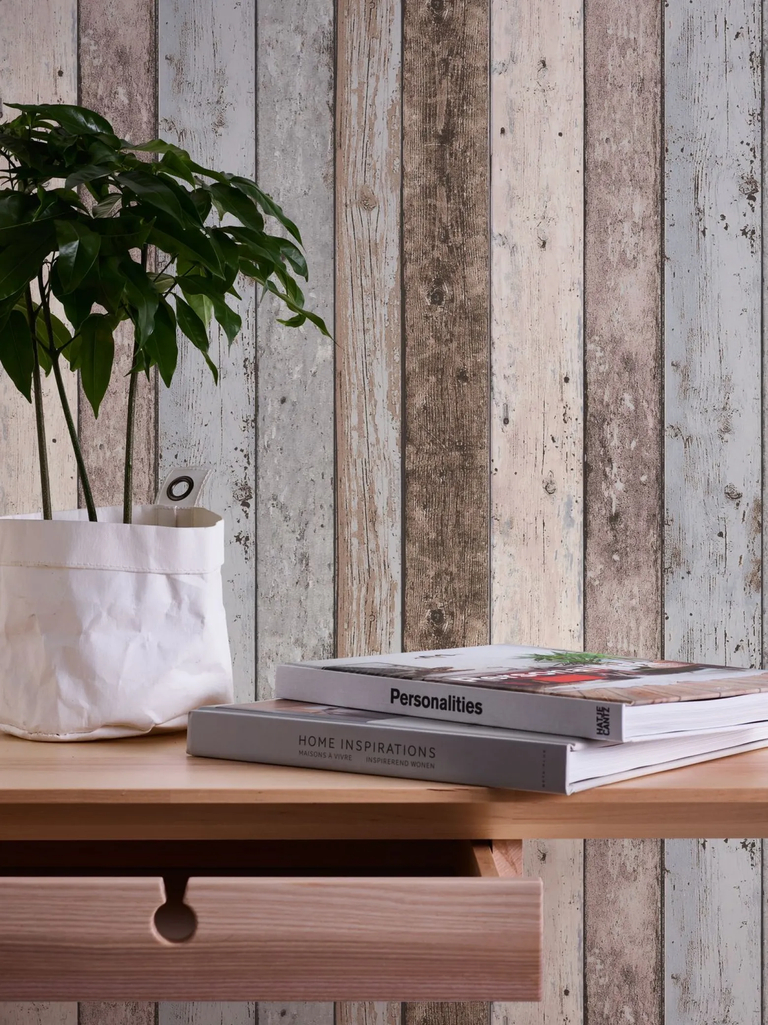 Vliestapete Holz-Optik beige grau AS Creation 8550-39