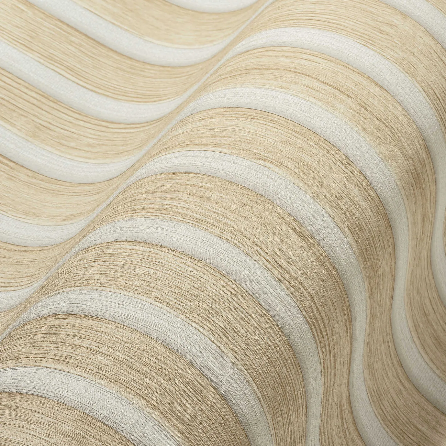 Vliestapete Holz Optik Beige Weiß AS Creation 39109-7