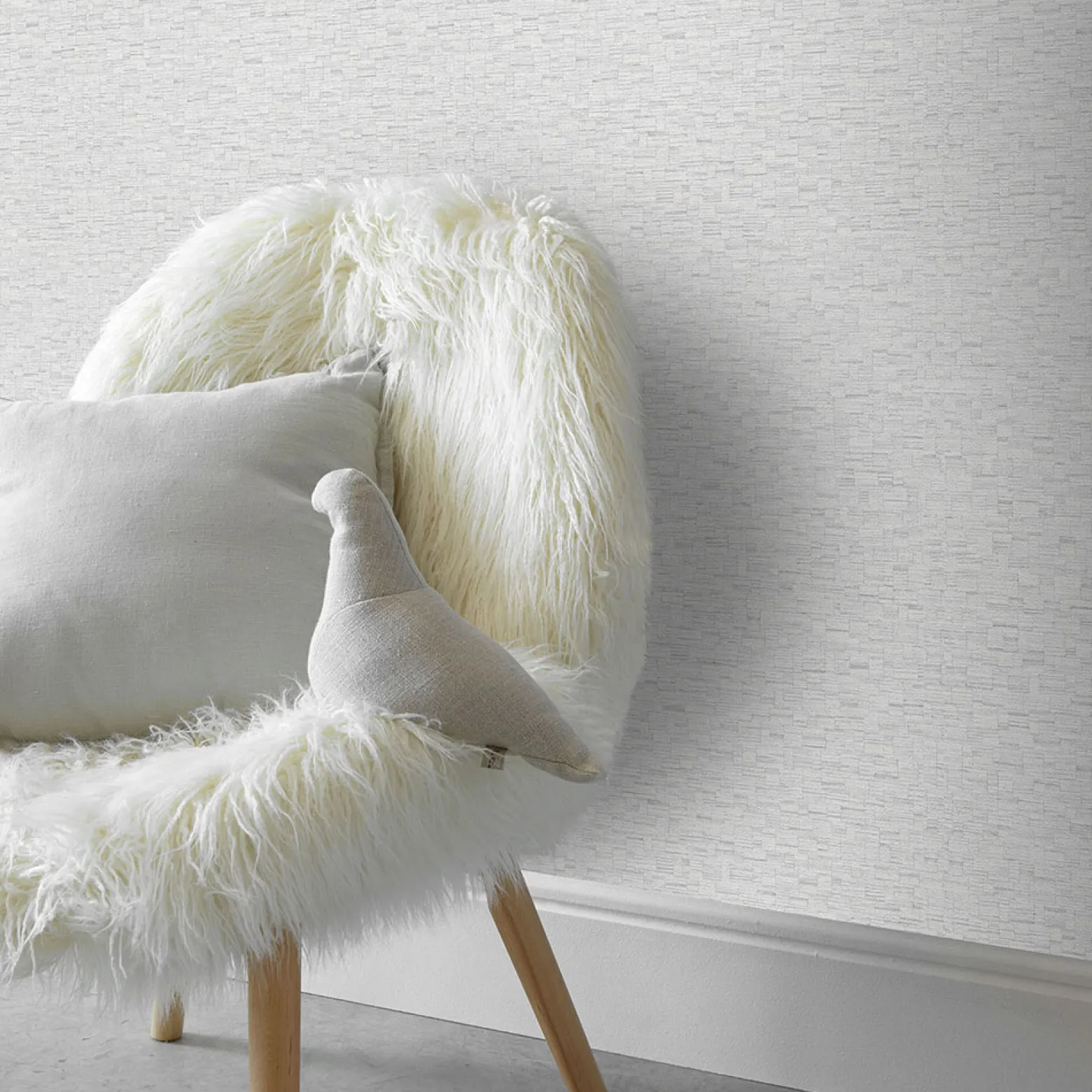 Vliestapete Holzoptik Creme Grau Glitzer 10562-31
