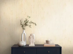 Vliestapete Holzoptik Creme Gelb Gold Metallic 39561-4