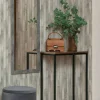 Vliestapete Holzoptik Dielen 3D-Effekt Grau Beige 45735