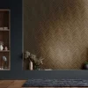 Vliestapete Holzoptik Fischgräte Braun Beige 33377
