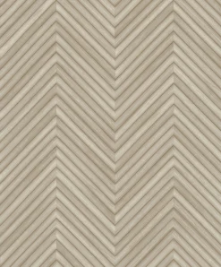 Vliestapete Holzoptik Fischgräte Beige Braun 33376