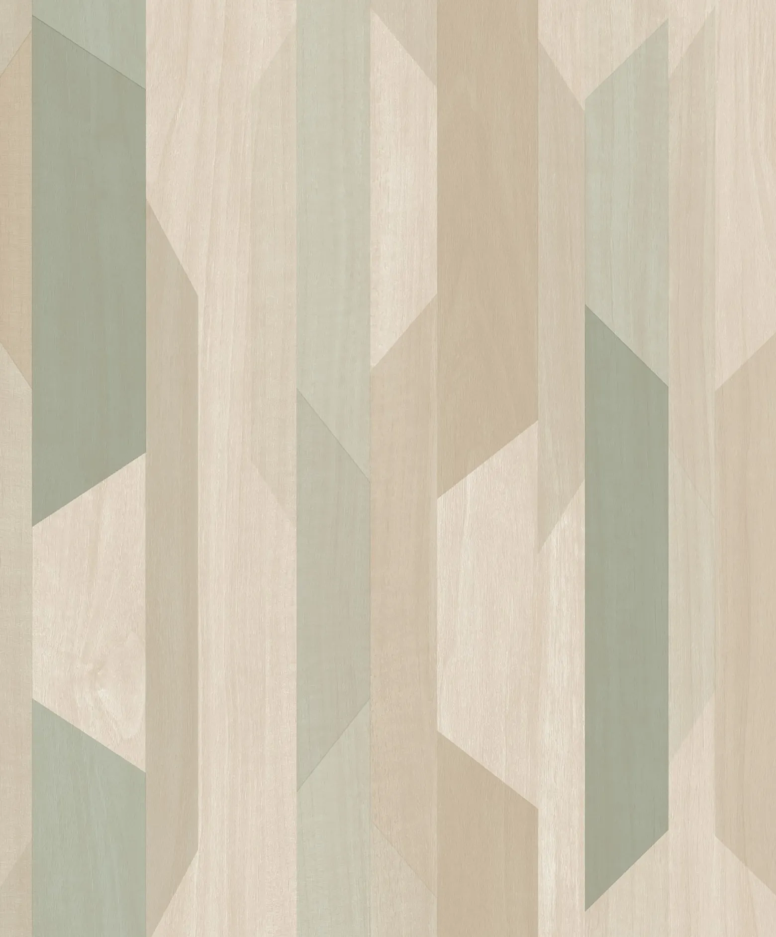 Vliestapete Holz Optik Grafisch Beige Grün A57001