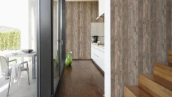 Vliestapete Holz-Optik Holzwand braun Lutèce 95405-3