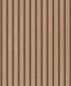 Vliestapete Holz Optik Paneele Kupfer Metallic 33397