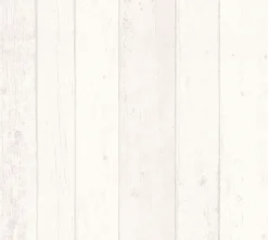 Vliestapete Holz-Optik Planken weiß AS Creation 8550-46