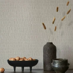 Vliestapete Holzoptik Streifen Beige Braun 35365