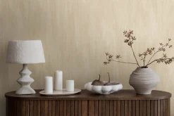 Vliestapete Holzoptik Struktur Creme Beige 39801-1